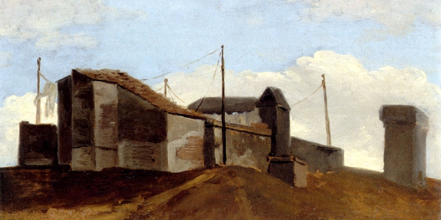 Loggia in Rome: Schattendach by Pierre-Henri de Valenciennes
