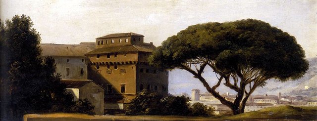 Blick auf den Konvent Ara coeli by Pierre-Henri de Valenciennes