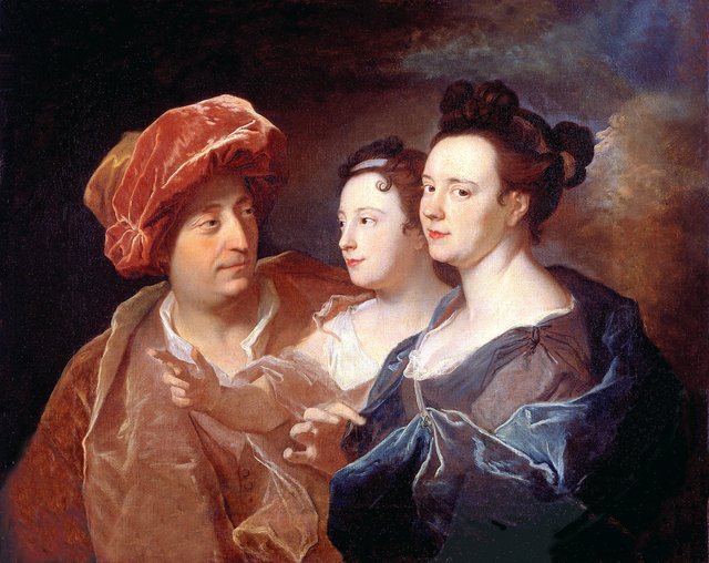 La famille Laffite by Hyacinthe Rigaud