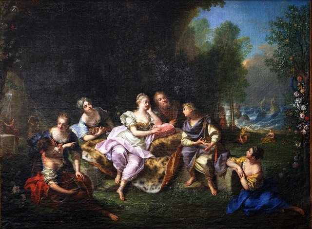 Telemachus and Calypso by Jean Raoux