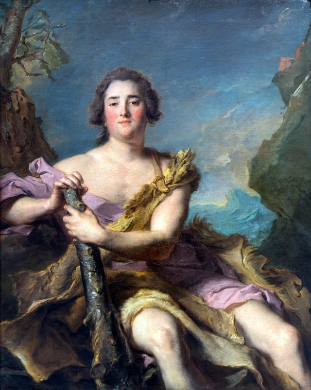 Le Duc de Chaulnes, représenté en Hercule by Jean-Marc Nattier