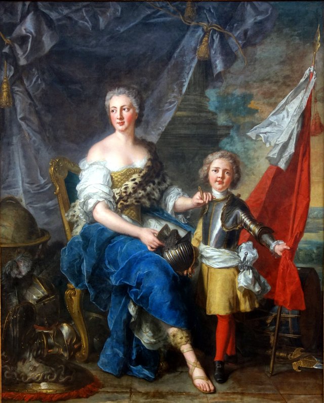 Mademoiselle de Lambesc et le comte de Brionne by Jean-Marc Nattier