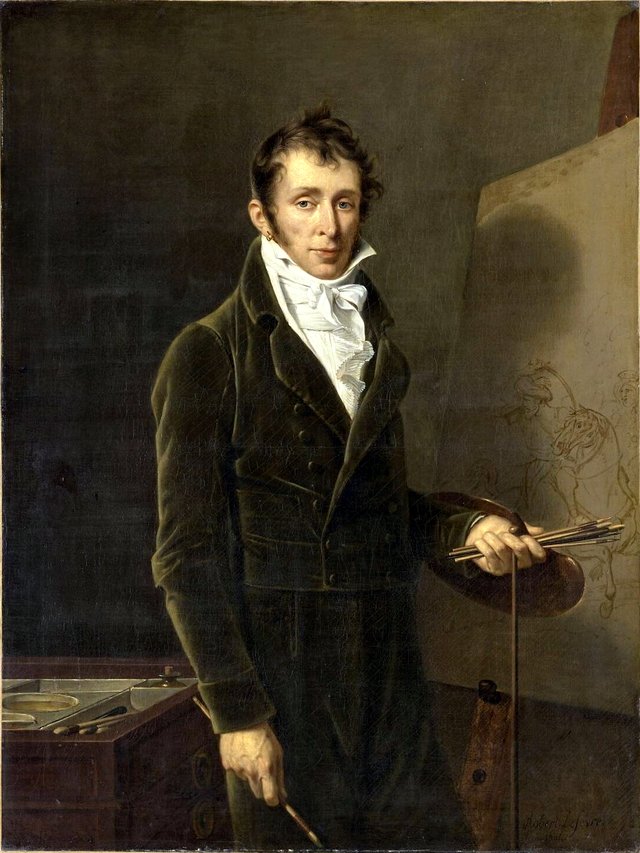 Portrait of Carle Vernet by Robert Lefèvre