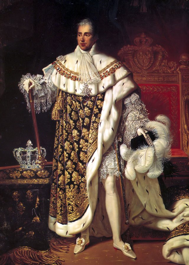 Charles X en habits royaux by Robert Lefèvre
