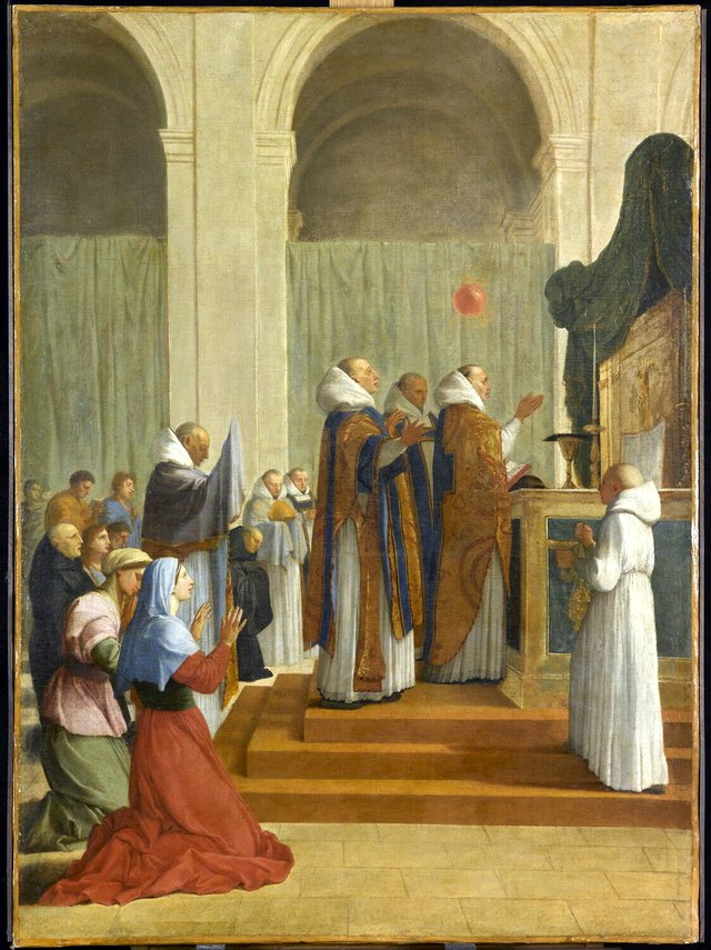 La Messe de Saint-Martin de Tours by Eustache Le Sueur