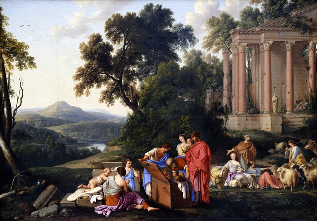 Laban Searching Jacob's Baggage for the Stolen Idols by Laurent de La Hyre