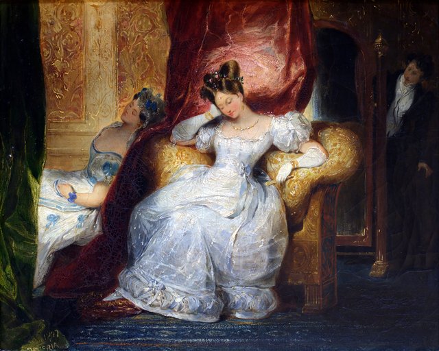 Jeunes Femmes assises by Eugène Devéria
