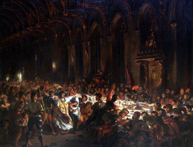 The Murder of the Bishop of Liège by Eugène Delacroix