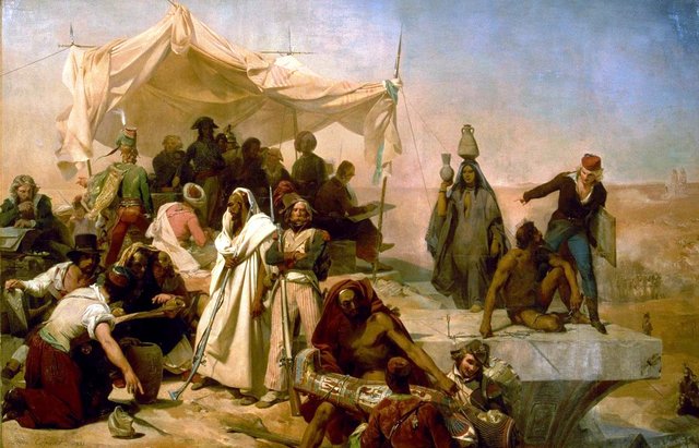 The 1798 Egyptian Expedition Under the Command of Bonaparte by Léon Cogniet