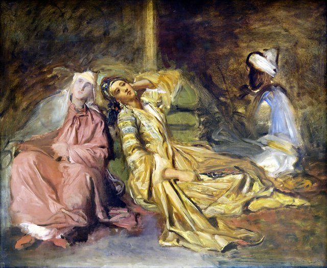 Interior of a Harem by Théodore Chassériau
