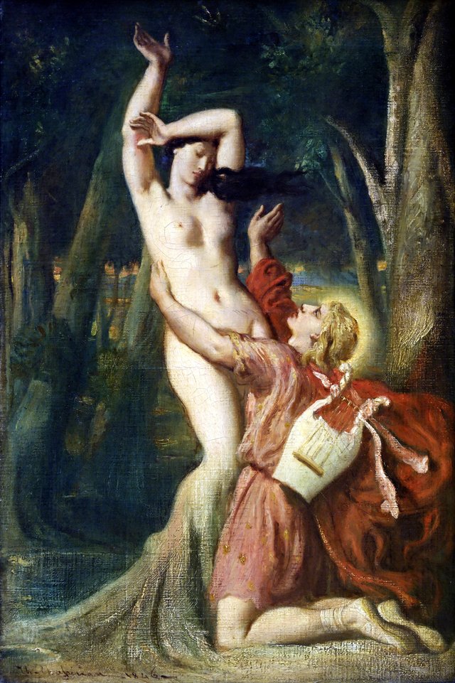 Apollon et Daphné by Théodore Chassériau