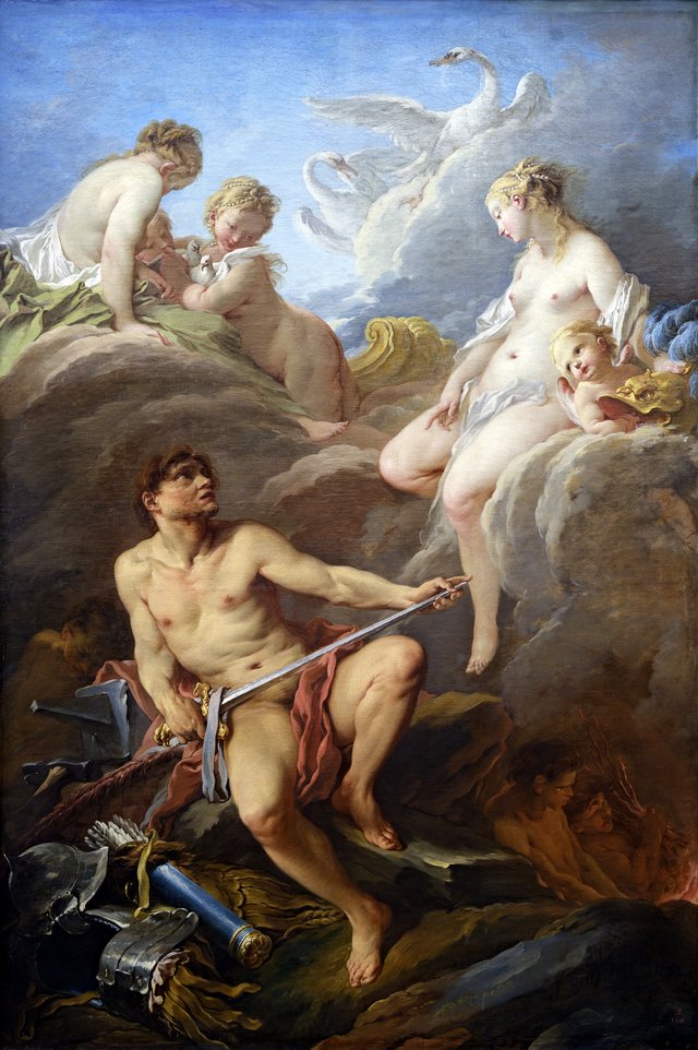 Venus Asking Vulcan for Arms for Aeneas by François Boucher