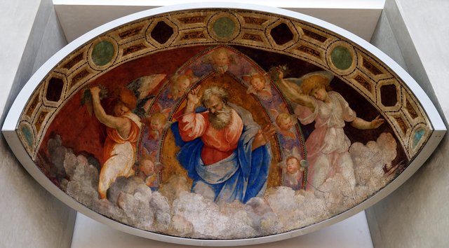 God the Father Blessing among the Angels by Raphael