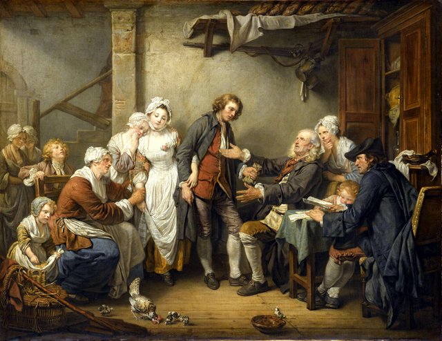 The Village Bride by Jean-Baptiste Greuze