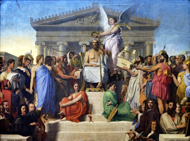The Apotheosis of Homer by Jean-Auguste-Dominique Ingres