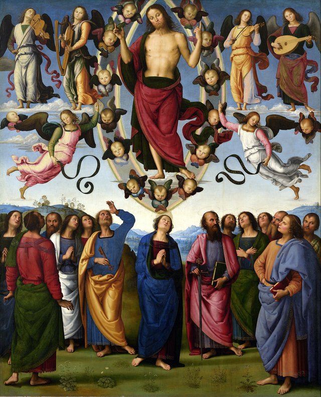 Ascension of Christ by Pietro Perugino
