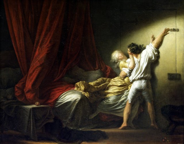 The Lock by Jean-Honoré Fragonard