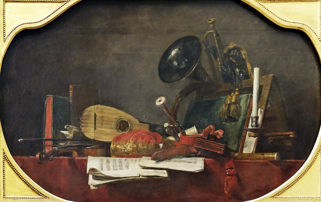 Allegory of Music, Arts and Science by Jean-Baptiste-Siméon Chardin