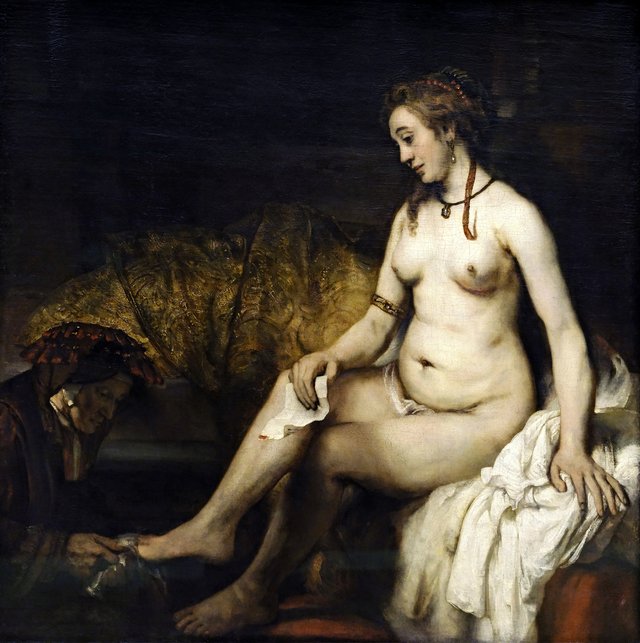 Bathsheba at Her Bath by Rembrandt