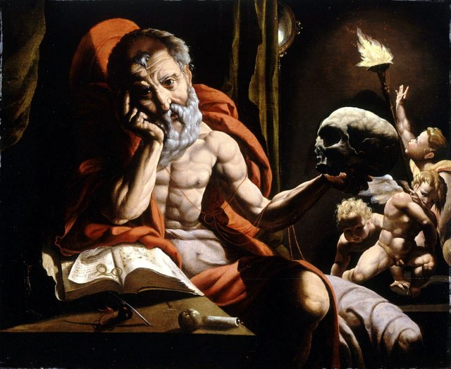 Saint Jerome Meditating by Jan Cornelisz Vermeyen