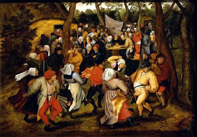 Peasant Wedding Dance by Pieter Brueghel the Younger