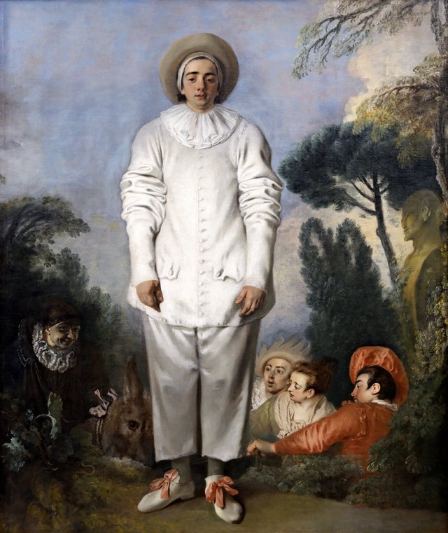 Pierrot by Jean-Antoine Watteau