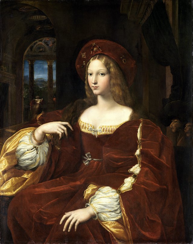 Portrait of Doña Isabel de Requesens y Enríquez de Cardona-Anglesola by Giulio Romano