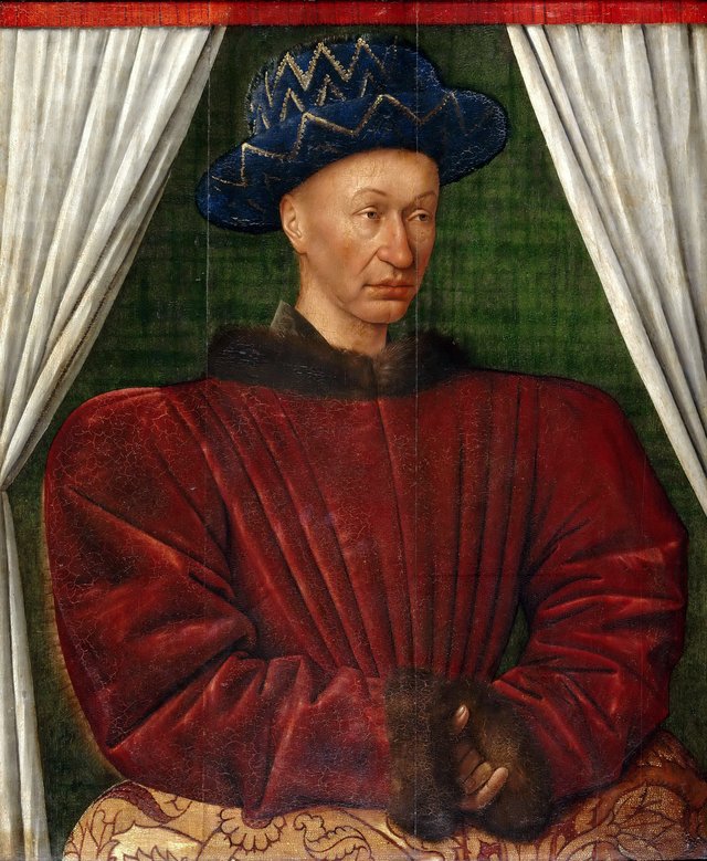 Charles VII, King of France by Jean Fouquet
