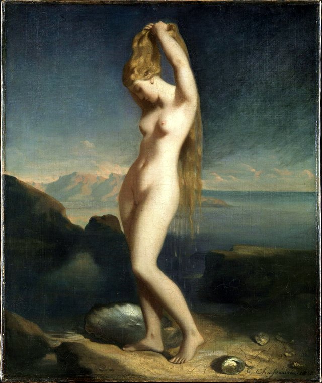Venus of the sea by Théodore Chassériau