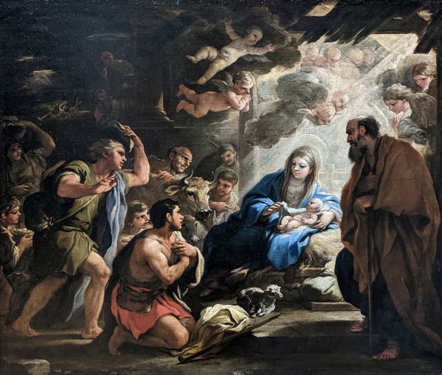 Adoration of the Shepherds (1688) by Luca Giordano