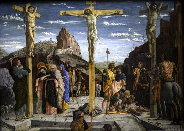 Crucifixion by Andrea Mantegna