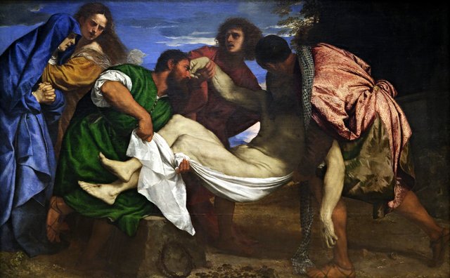 The Entombment of Christ by Titian