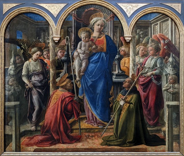 Barbadori Altarpiece and Predella by Filippo Lippi