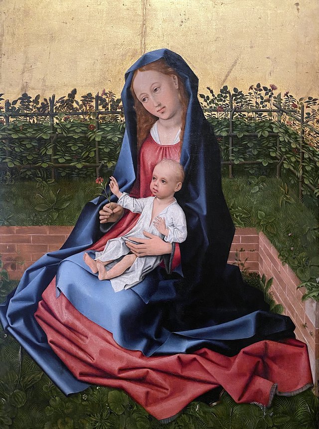 Virgin in a Garden by Master of the Legend of the Magdalene