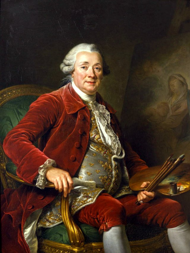 Portrait of Charles-Amédée-Philippe Van Loo by Adélaïde Labille-Guiard