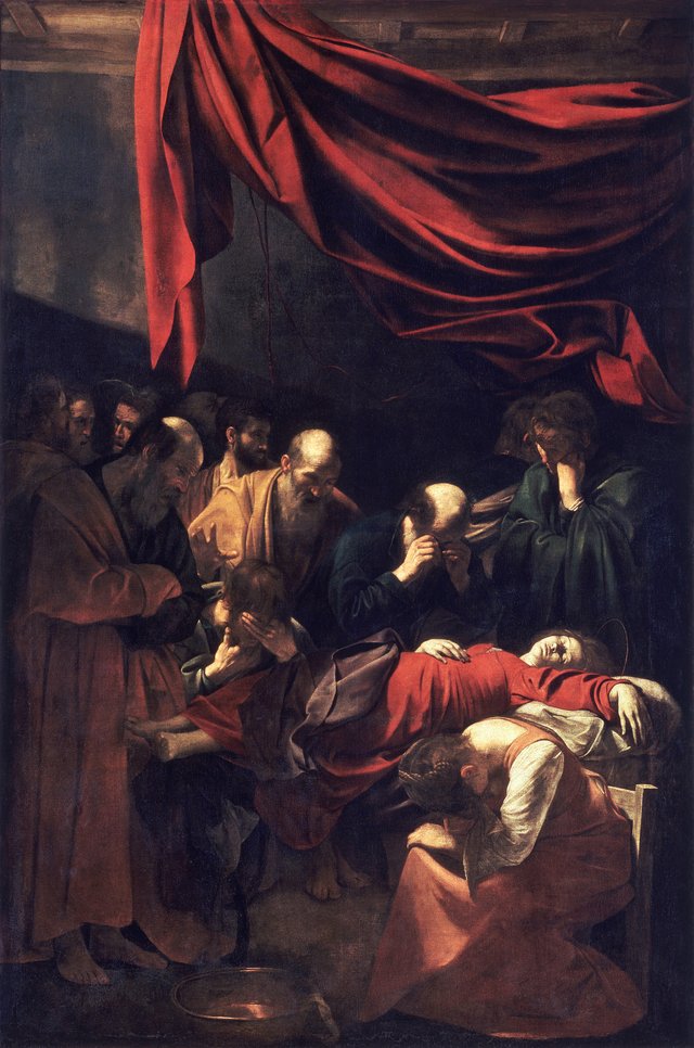 Death of the Virgin by Caravaggio