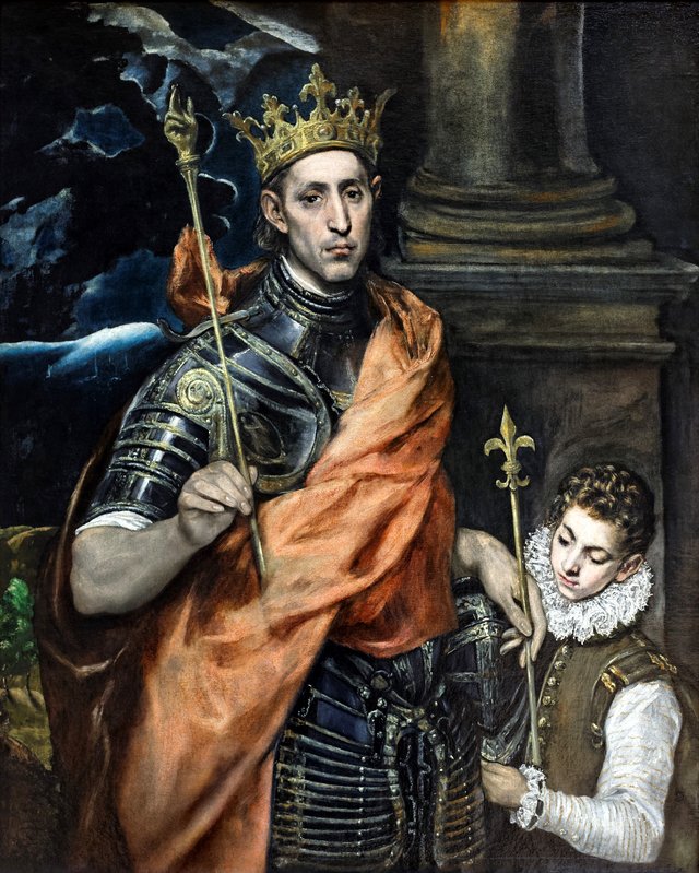 Saint Louis, King of France by El Greco