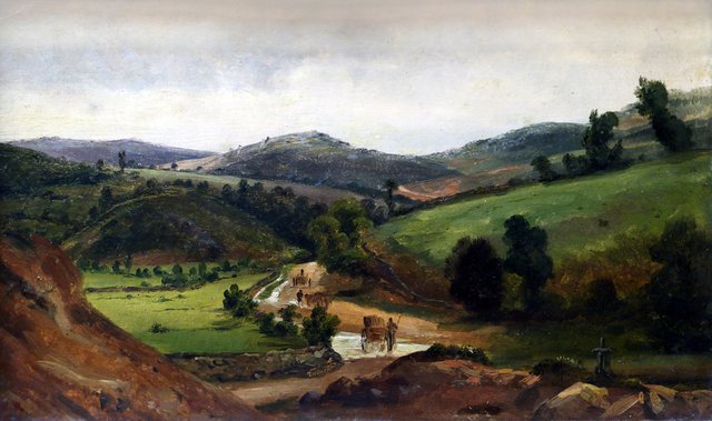 Paysage (en Auvergne?) by Théodore Rousseau