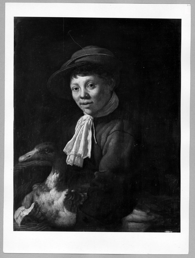Boy with goose by Jacob Gerritsz. Cuyp