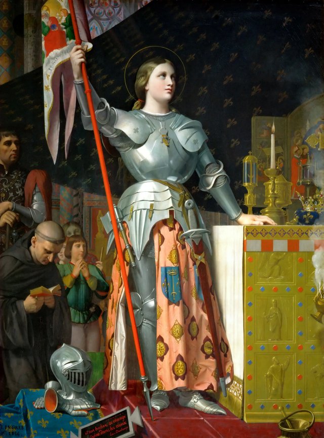 Joan of Arc at the Coronation of Charles VII by Jean-Auguste-Dominique Ingres