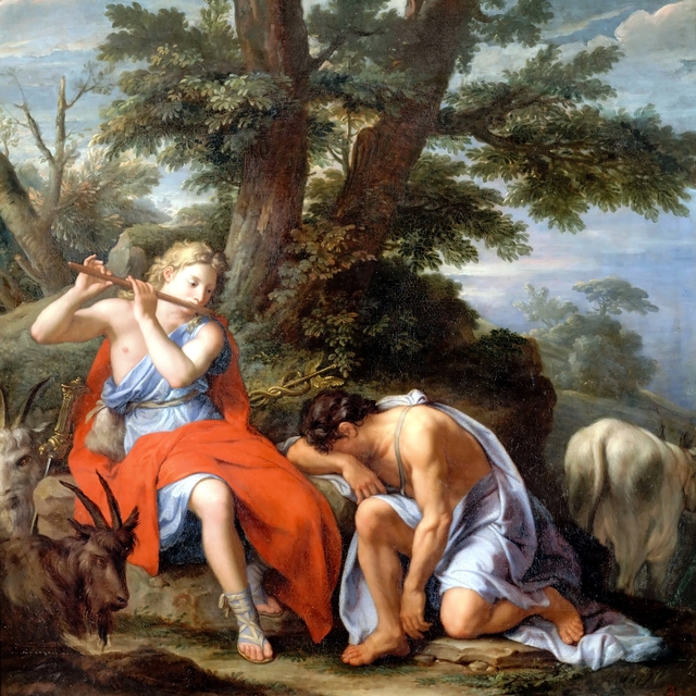 Mercury and Argus by René-Antoine Houasse