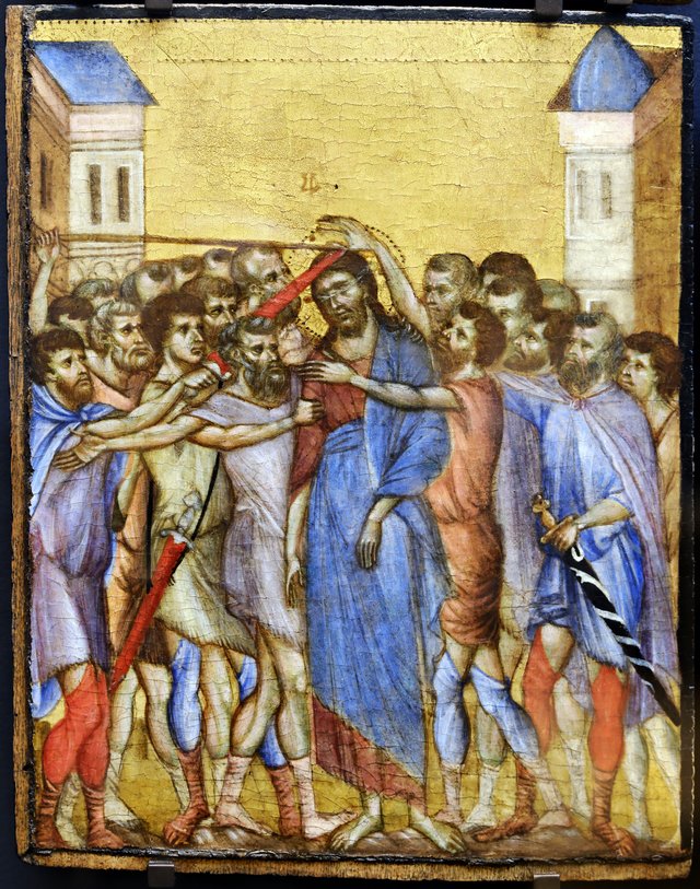 The Mocking of Christ by Cimabue