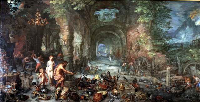 Fire by Jan Brueghel the Elder
