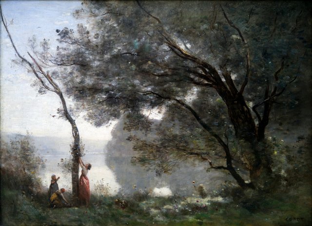 Recollection of Mortefontaine by Jean-Baptiste Camille Corot