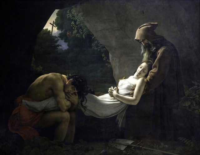 The Entombment of Atala by Anne-Louis Girodet