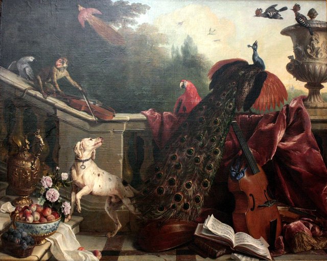 Animaux, fleurs et fruits by Alexandre-François Desportes