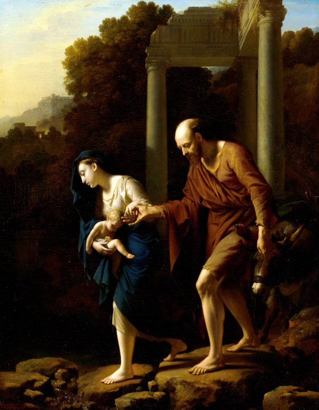 The Flight into Egypt by Adriaen van der Werff