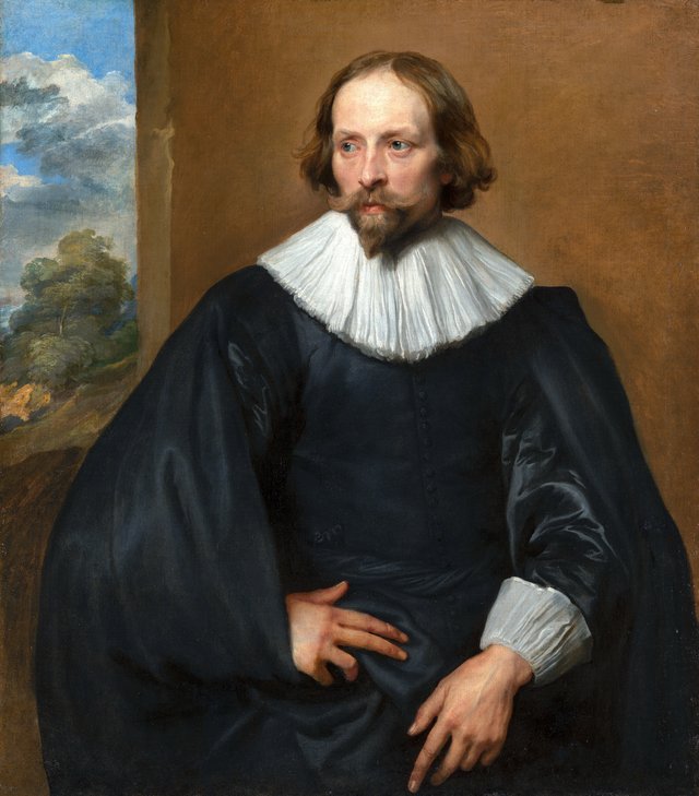 Portrait of painter Quintijn Symons by Anthony van Dyck