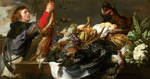 Still Life with Huntsman by Frans Snyders