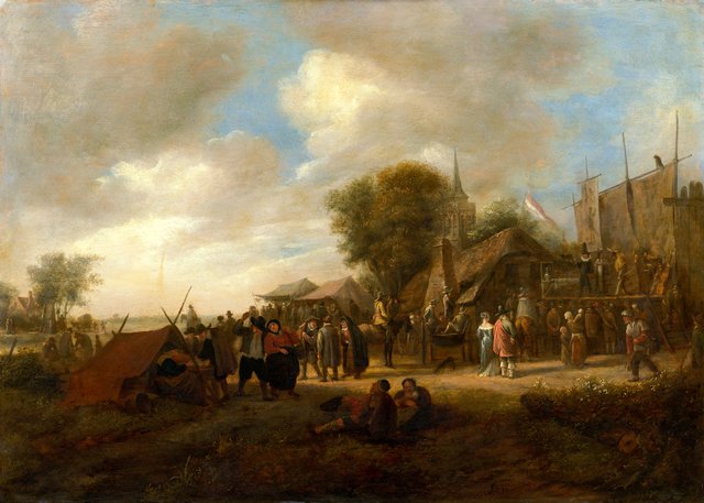 Village Fair by Jan Steen